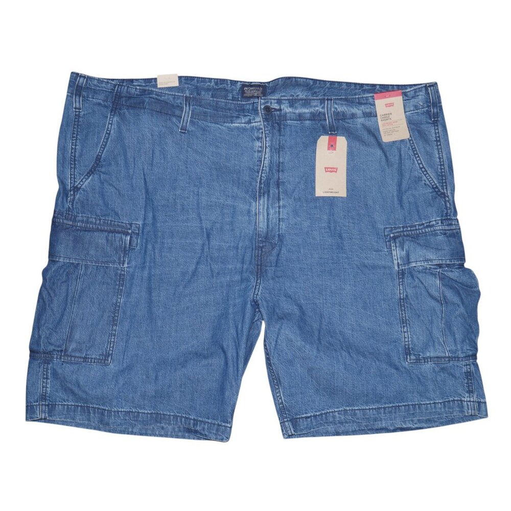Levi's Carrier Cargo Jean Shorts Men's Size 54 Dark Wash Jorts NWT